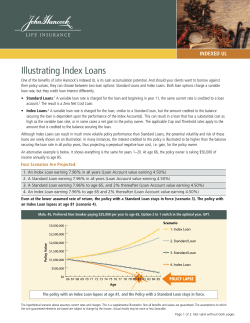 Illustrating Index Loans