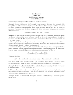 These examples correspond to Sections 9.2, 9.3 and 9.4 in the text