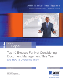 Top 10 Excuses For Not Considering Document