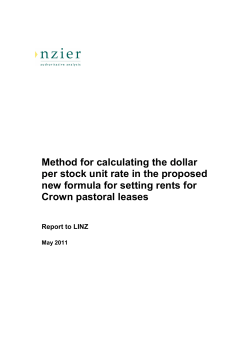 Method for calculating the dollar per stock unit rate in the