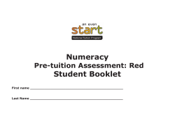 Pre-tuition assessment - Tutoring For Excellence