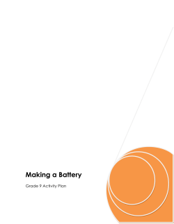 Making a Battery