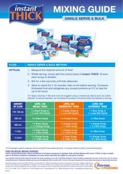 mixing guide - Flavour Creations