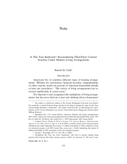 Is This Your Bedroom?: Reconsidering Third