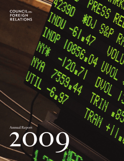 Annual Report - Council on Foreign Relations