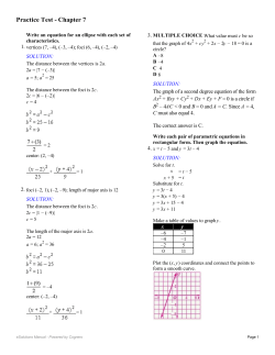 Practice Test - Chapter 7
