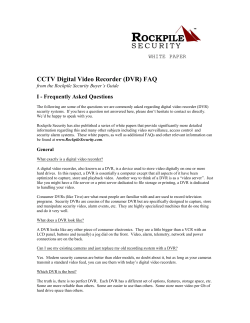 CCTV Digital Video Recorders