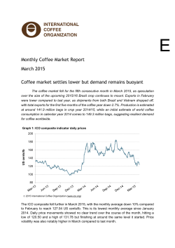 Coffee Market Report March 2015 - International Coffee Organization