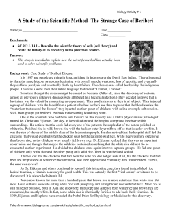 A Study of the Scientific Method