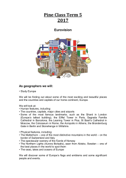 Pine Class Term 5 2017 - Broad Oak Community Primary School