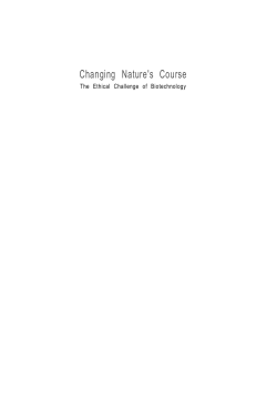 Changing Nature`s Course