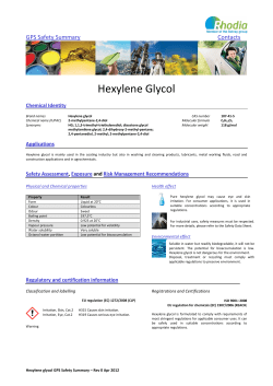 Hexylene Glycol