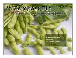 March - Travis County Master Gardeners