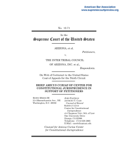 12-71 Brief for Center for Constitutional Jurisprudence in Support of