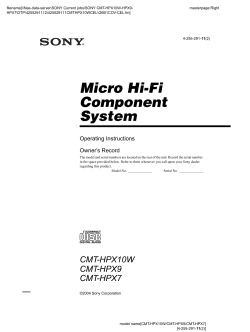 Micro Hi-Fi Component System
