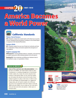 36 Chapter 20 America Becomes a World Power