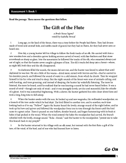 The Gift of the Flute - Island Trees School District