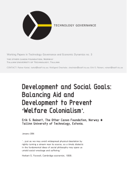 Balancing Aid and Development to Prevent