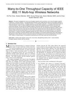 Many-to-One Throughput Capacity of IEEE 802.11 Multi