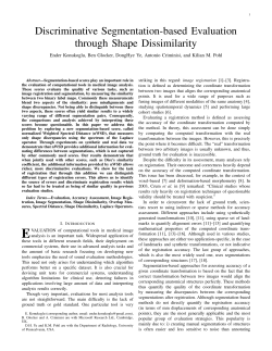 Discriminative Segmentation-based Evaluation through Shape