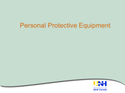 personal protective gear - University of New Haven