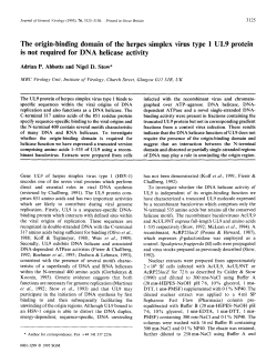 The origin-binding domain of the herpes simplex virus type 1 UL9