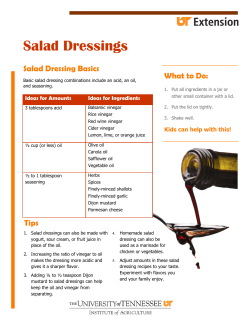 Salad dressing.pub