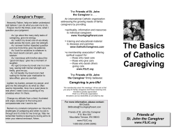 The Basics of Catholic Caregiving
