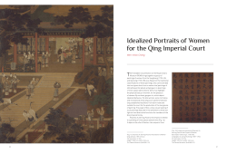 Idealized Portraits of Women for the Qing Imperial Court