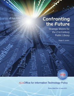 Confronting the Future - American Library Association