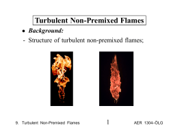 Turbulent Non-Premixed Flames