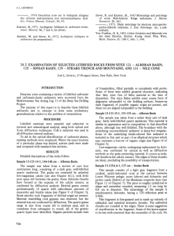 24.2. Examination of Selected Lithified Rocks from Sites 121
