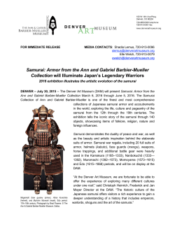 Samurai: Armor from the Ann and Gabriel