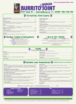 Antojitos (Appetizers)