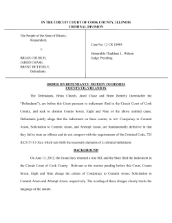 IN THE CIRCUIT COURT OF COOK COUNTY, ILLINOIS