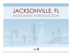 jacksonville, fl - JWB Real Estate Capital
