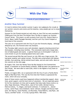 October 2011 - Friends of Lynn