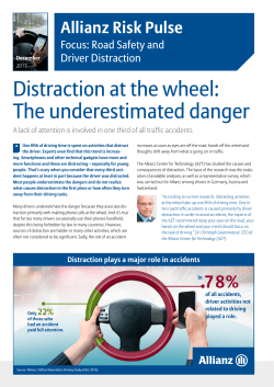 Allianz Risk Pulse, Driver Distraction