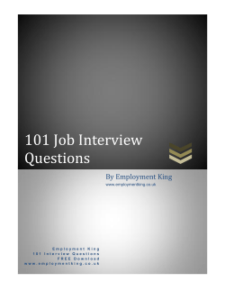 101 Interview Questions