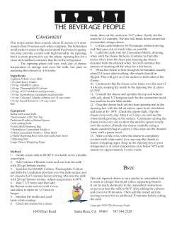 Camembert - The Beverage People