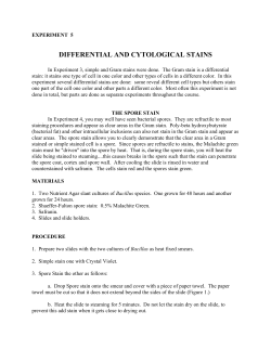 Differential and Cytological Stains