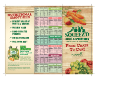 Nutritional Smo0thies