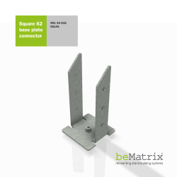 Square 62 base plate connector