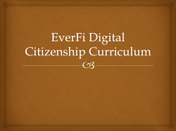 EverFi Digital Citizenship Curriculum