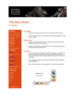 The Dino Diner - Natural History Museum of Los Angeles