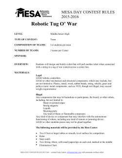 Robotic Tug O` War