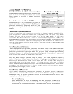 received - Teach for America