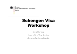 Schengen Visa Workshop