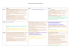 KS2 long term History and Geography art and Dt