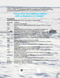 Is Siberia a linguistic area